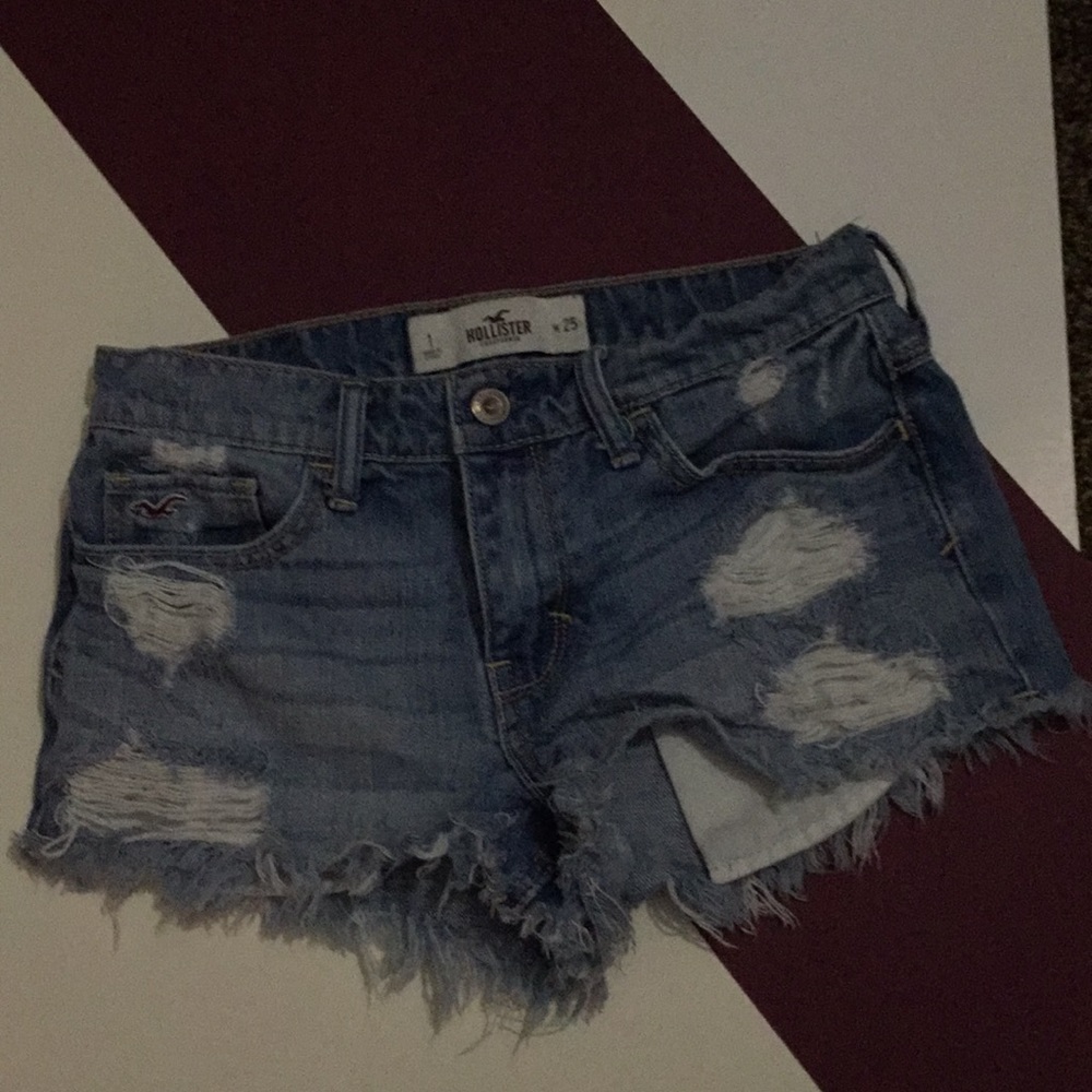 Hollister jean shorts